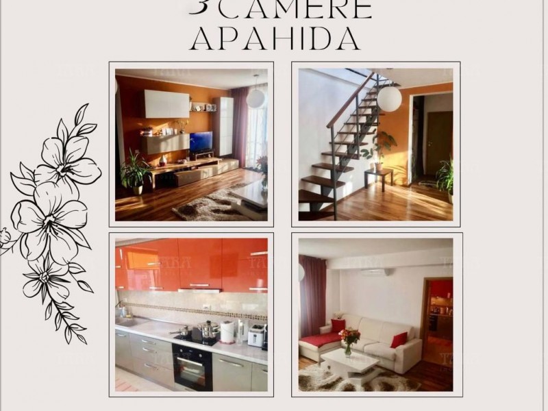 Apartament cu 3 camere, Apahida