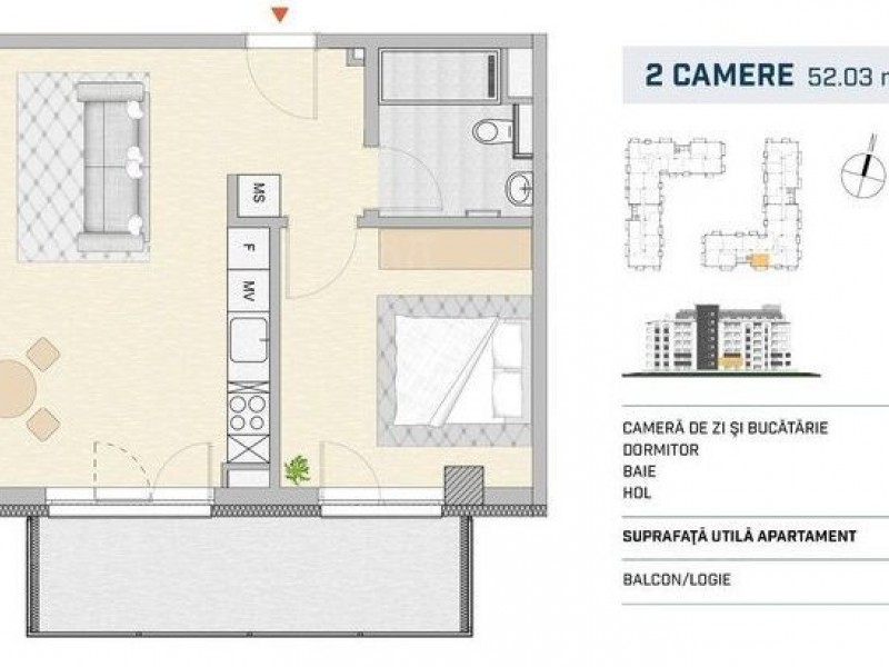 Apartament Cu 2 Camere Iris ID V1594630 4
