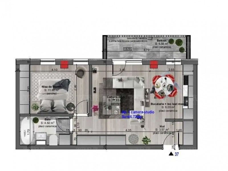 Apartament Cu 2 Camere Eroilor ID V1681655 1