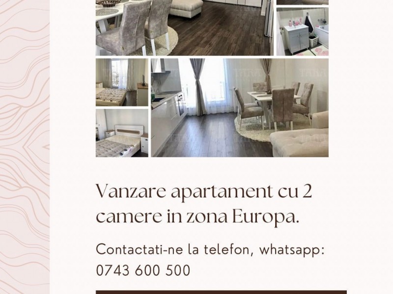 Apartament cu 2 camere, Europa