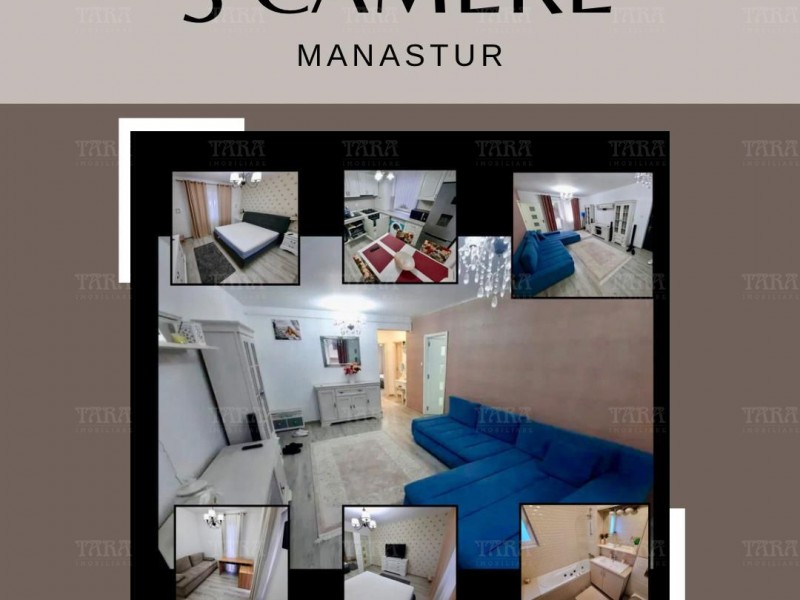 Apartament cu 3 camere, Manastur